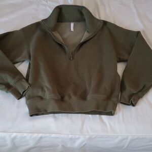 Fabletics Olive Half Zip Top